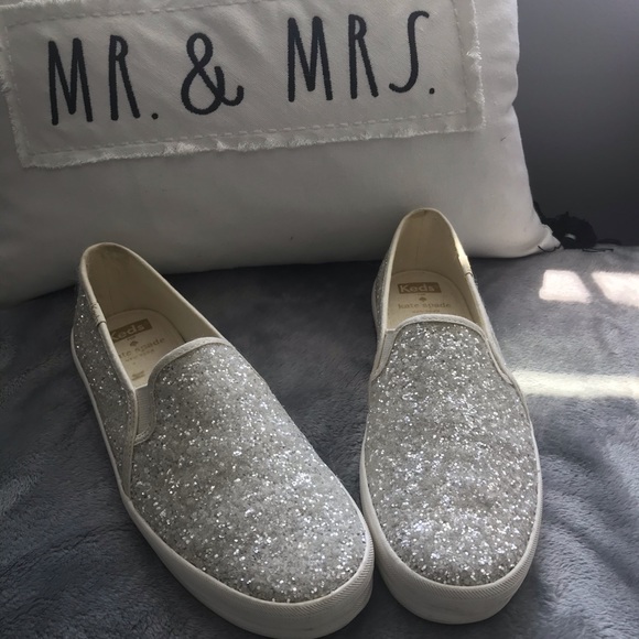Kate Spade Glitter Slip On Sneaker - Picture 2 of 4